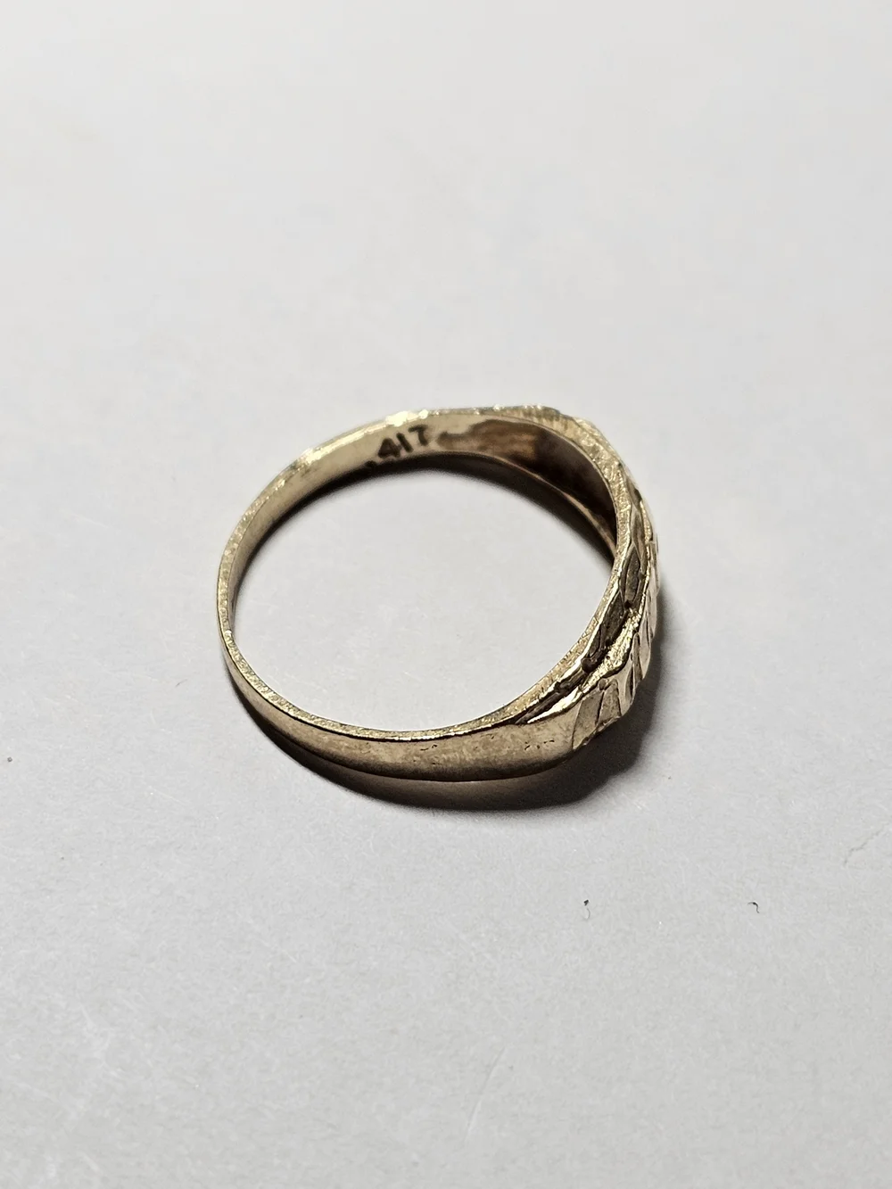 10k Gold Ring Size 3¾-4 - Picture 4 of 5